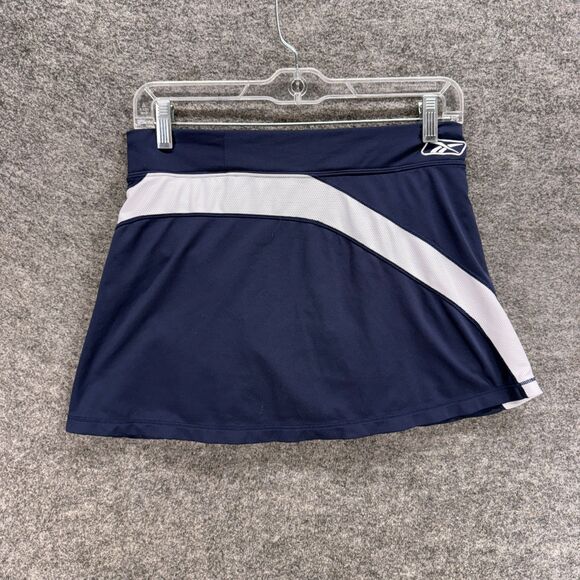 RBK Skort Women S Small Blue Mini Short Pull On Mid Rise Stretch Lined Casual - Picture 2 of 7